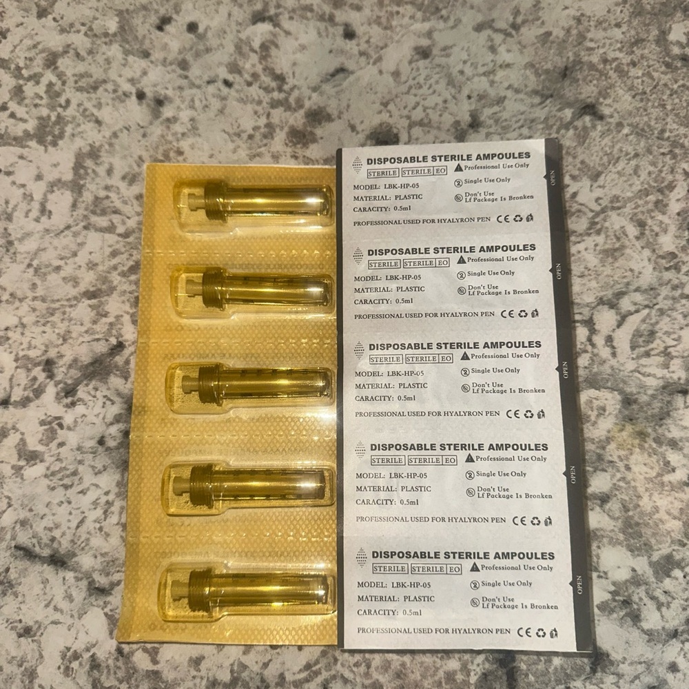 .5 ampoules for hyaluron pens